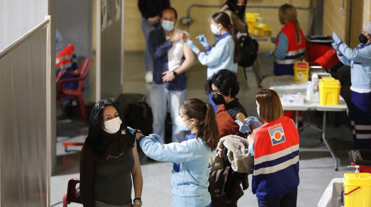 Vacunación de profesores contra el Covid en Córdoba