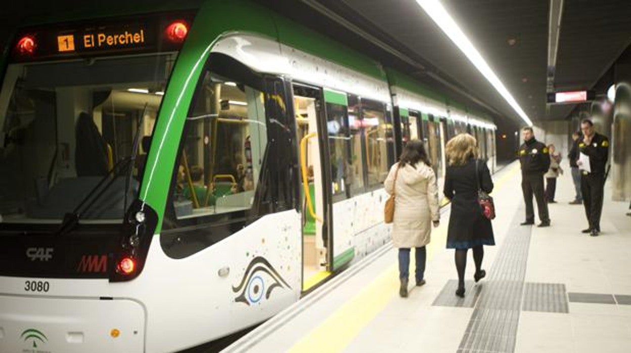 Estación del metro de Málaga ya en funcionamiento