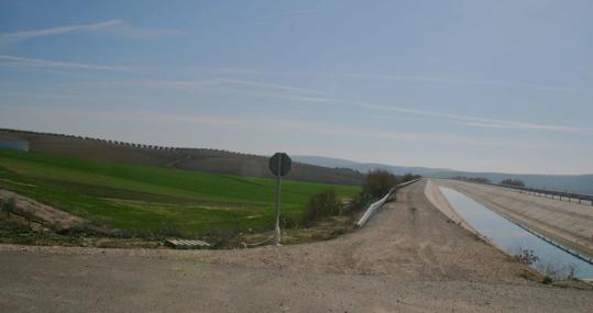 Zonas de riego en el sur de Córdoba