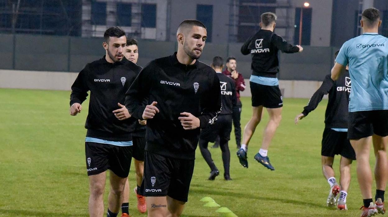 Julio Iglesias, durante el entrenamiento de este martes