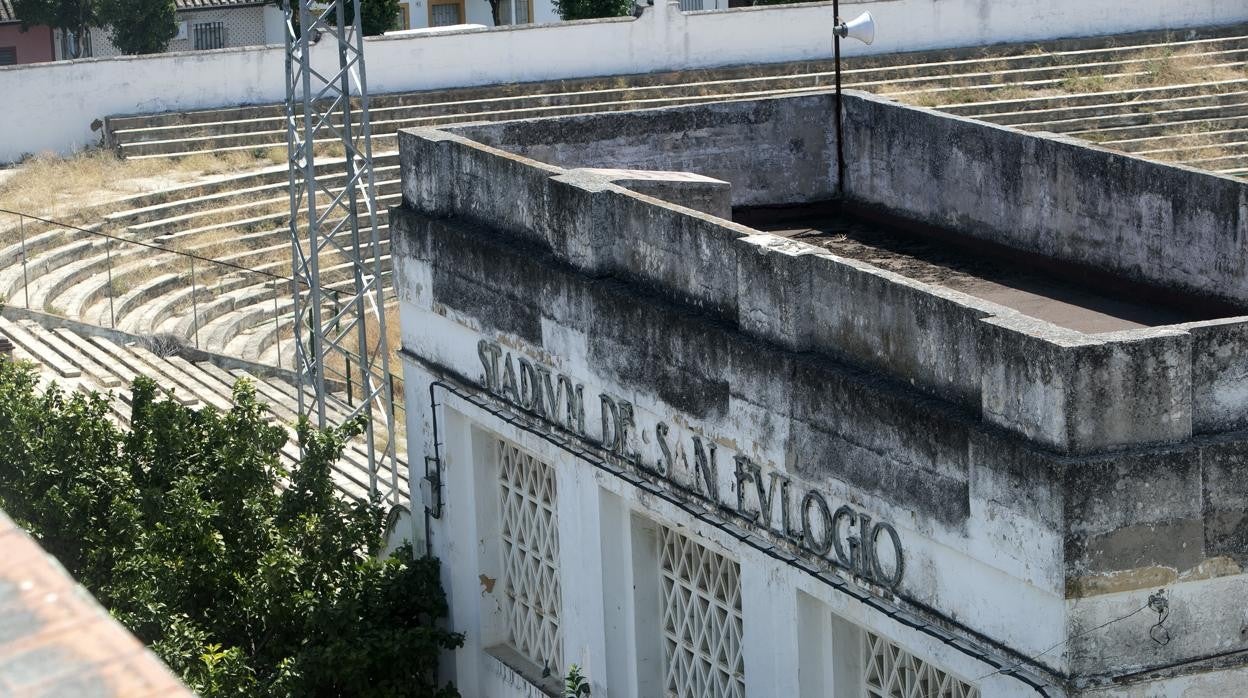 El estadio San Eulogio en desuso