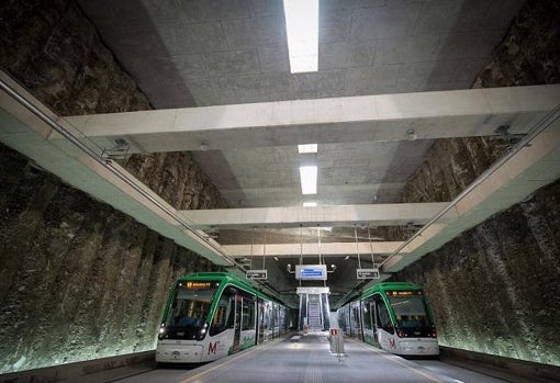 Imagen de la estación de Metro Alcazar-Genil en Granada