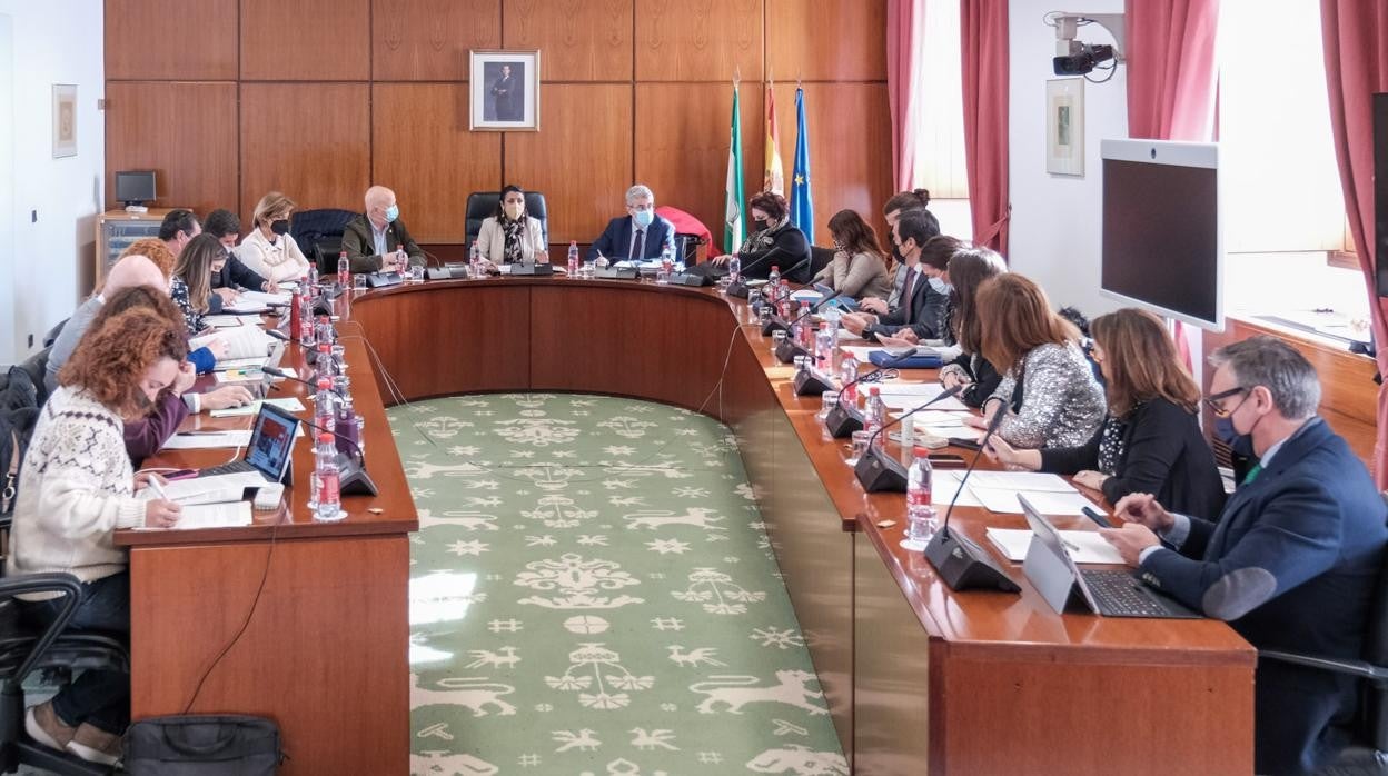 Imagen de la Diputación Permanente que se ha celebrado este miércoles en el Parlamento de Andalucía