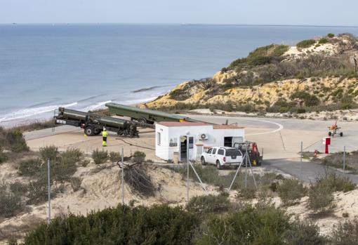 Instalaciones del INTA en el término de Moguer