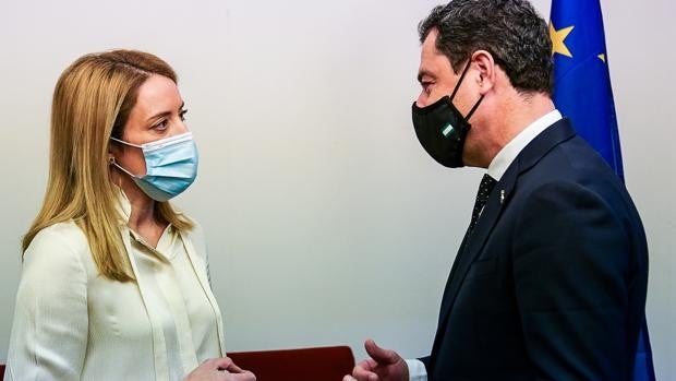 Juanma Moreno reclama en Bruselas fondos para frenar la despoblación rural