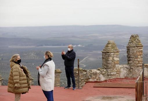 Panorámica de la Campiña desde la terraza del castillo