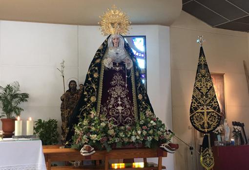 María Santísima de la Salud y Conseulo, en la parroquia de Santa Beatriz