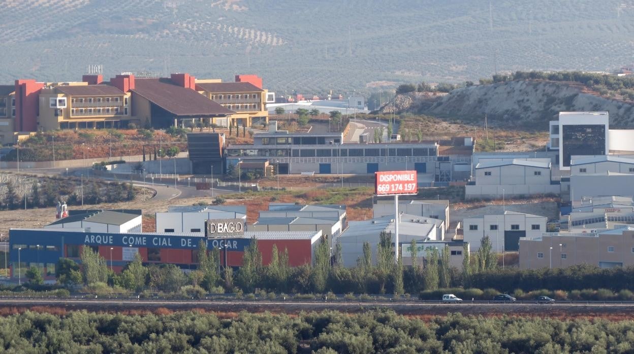 Vista general del parque empresarial Príncipe Felipe de Lucena