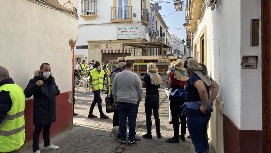 El Ayuntamiento de Córdoba autoriza en las calles más de 200 ensayos de costaleros