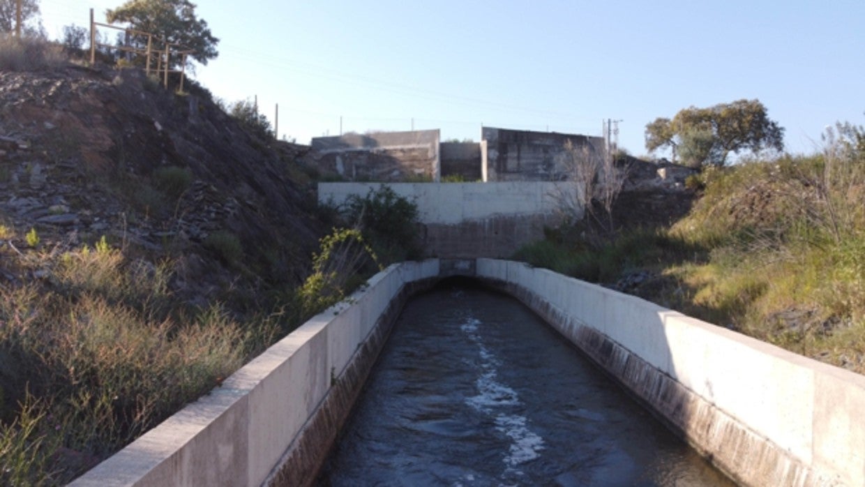 El túnel de agua de San Silvestre distribuye el agua en la provincia de Huelva