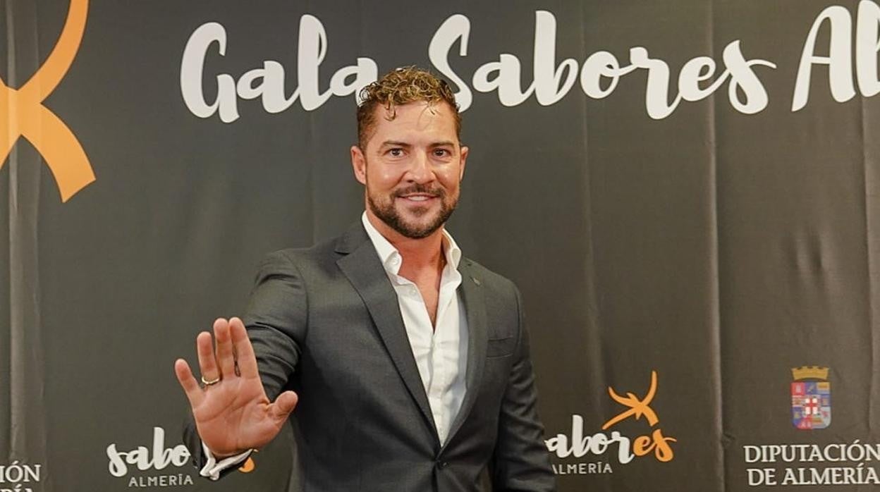 El cantante en la gala Sabores de Almería