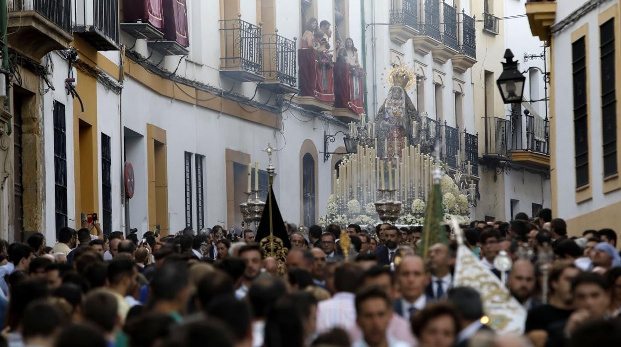 La Virgen de los Dolores, en la extraordinaria del Año Jubilar del Corazón de Jesús, en 2019