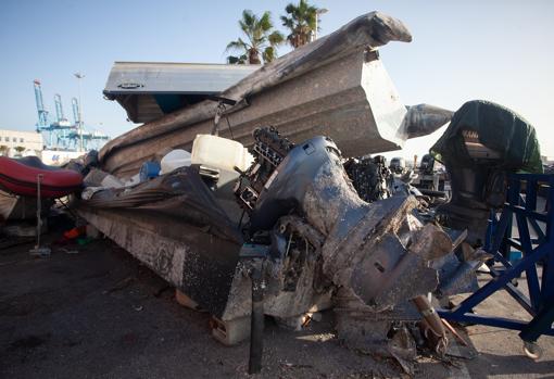 El deterioro de estas embarcaciones y sus motores es evidente