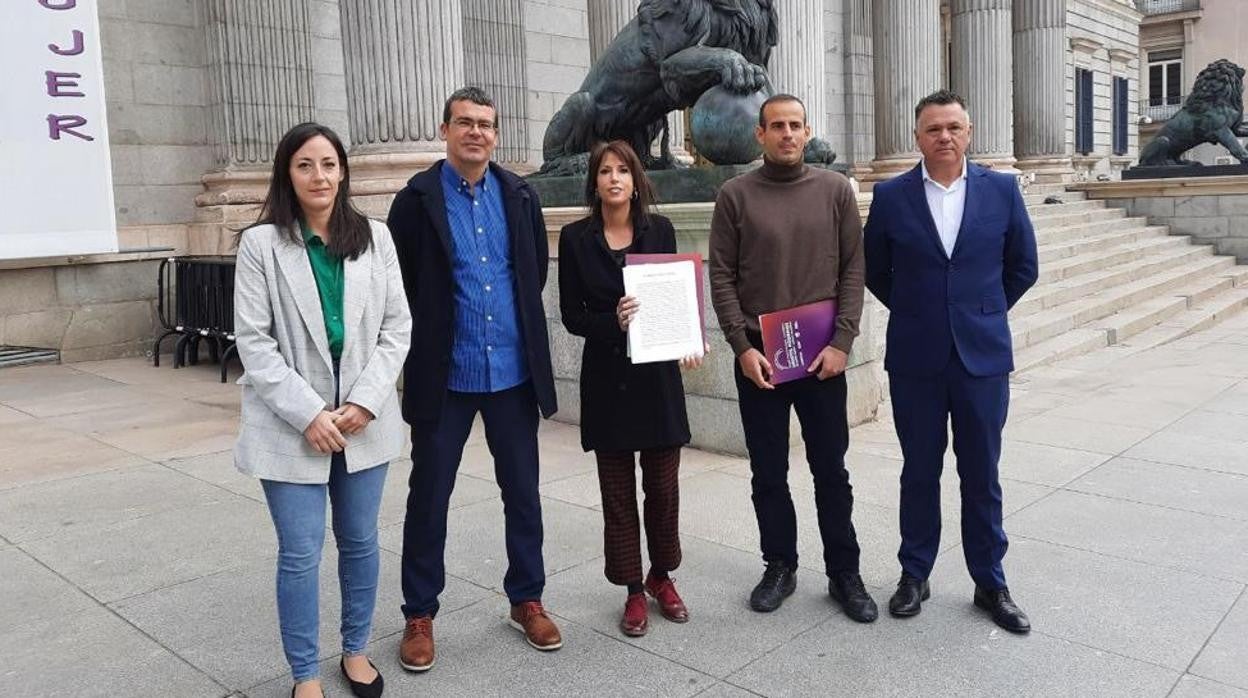 Los diputados de Unidas Podemos por Andalucía en el Congreso