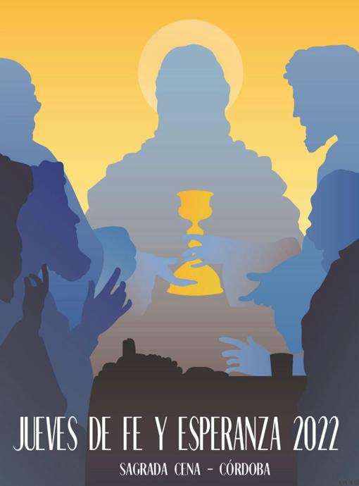 Cartel de la Sagrada Cena, obra de Juan Alcalá