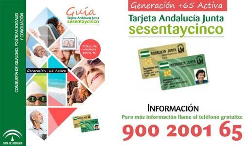 ¿Qué es la Tarjeta Andalucía Junta65 y qué servicios presta a los pensionistas?