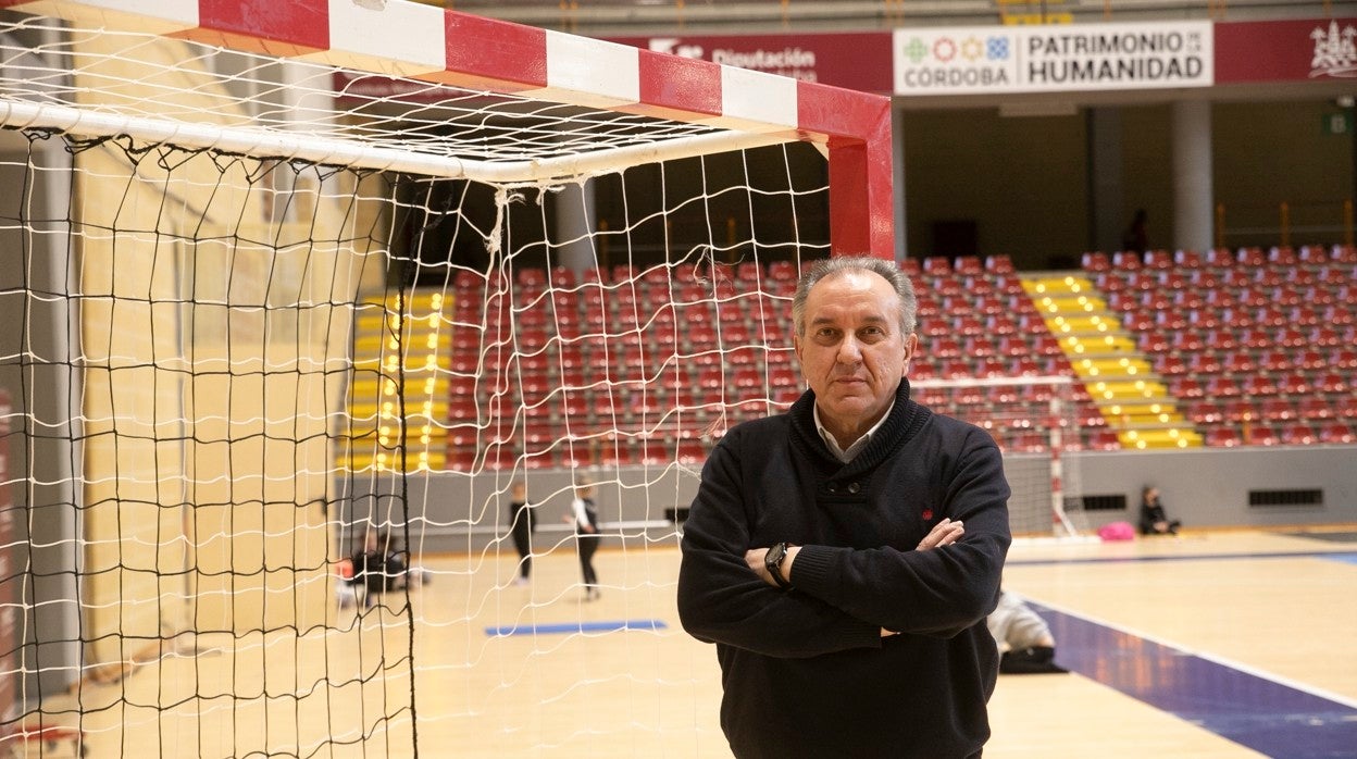 El presidente del Cajasur Deportivo Córdoba, Pablo García. en Vista Alegre