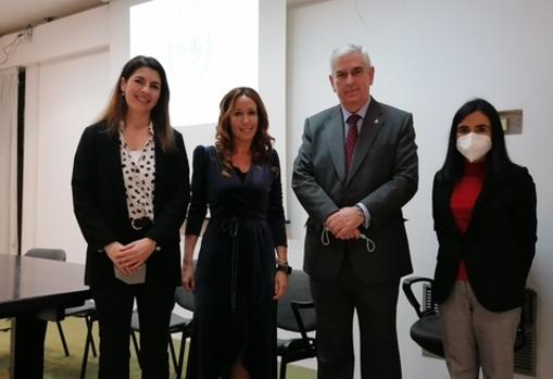 Almudena López, Marián Aguilar, Alejandro Klecker y Verónica García