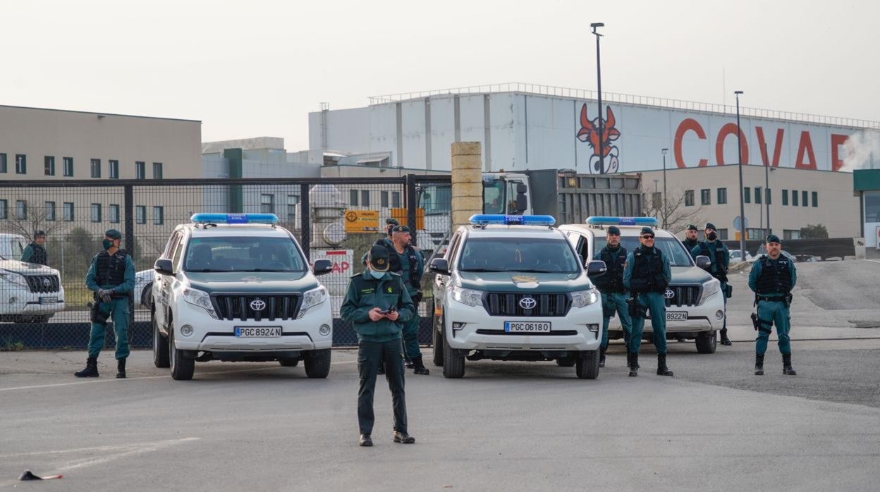 Operativa del la Guardia Civil ante Covap