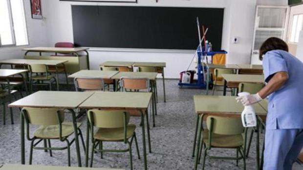 Solo tres aulas en toda Andalucía están afectadas por Covid