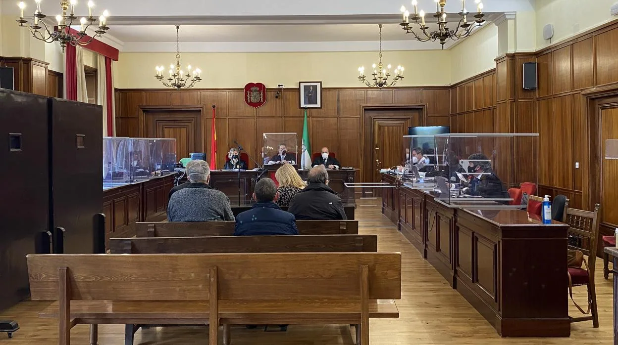 Primera sesión del juicio de los ERE por la ayuda a Novomag, con los cinco acusados presentes