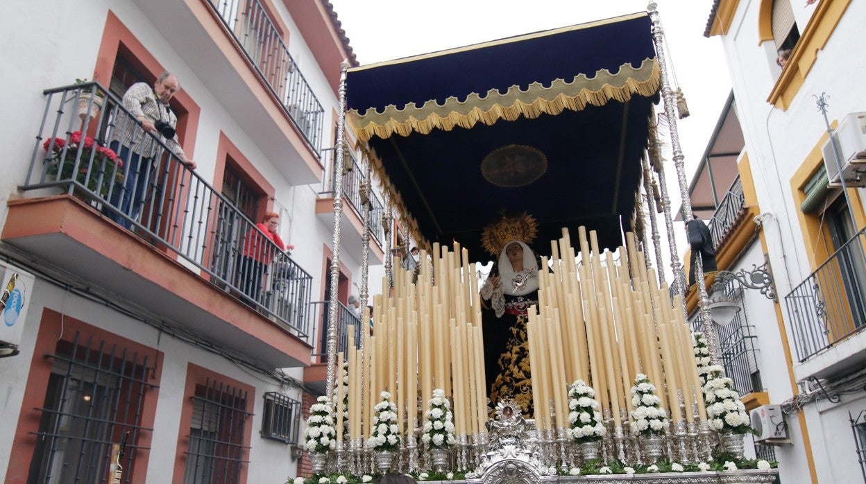 Paso de palio de Nuestra Señora del Mayor Dolor