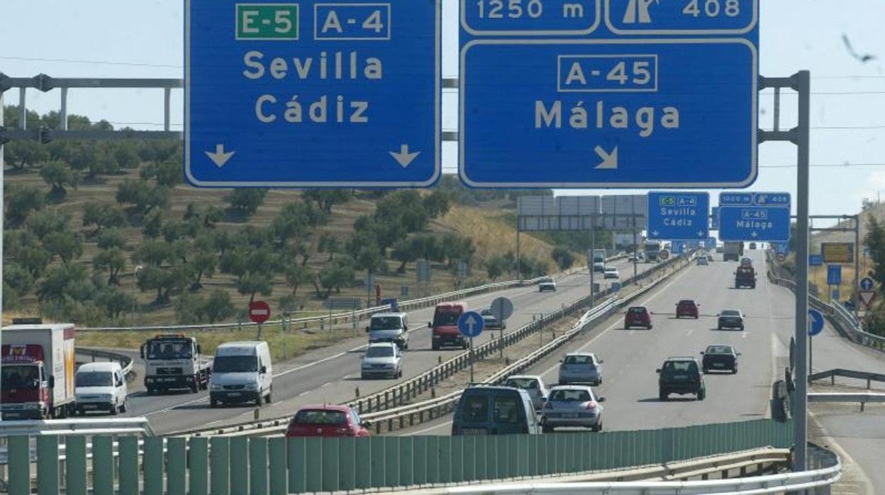 Autovía A-4 a su paso por Córdoba