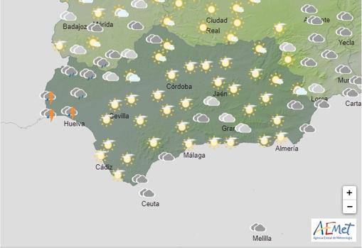 Los avisos naranja por viento marcan un nuevo cambio de tiempo en Andalucía