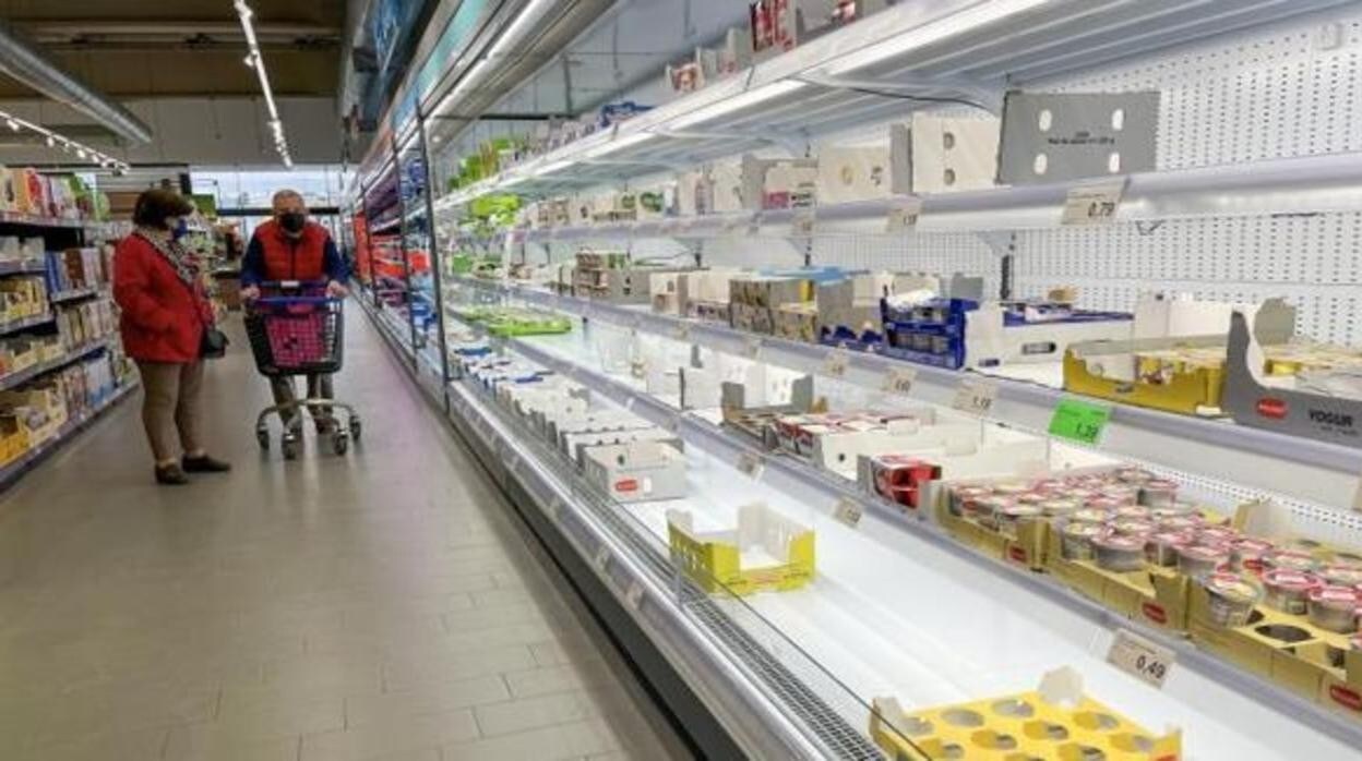 Algunos productos siguen escaseando en los supermercados