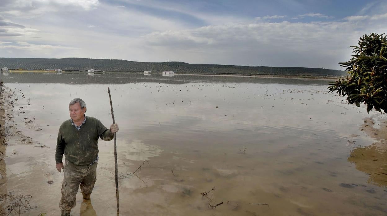 Una de las imágenes que dejaron las inundaciones de 2010 en Andújar