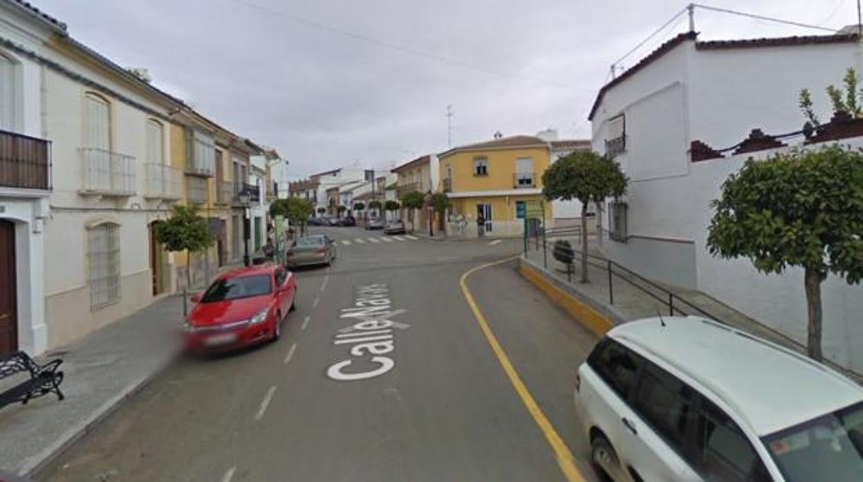 Calle de Las Navas del Sepillar donde ocuerrieron los hechos