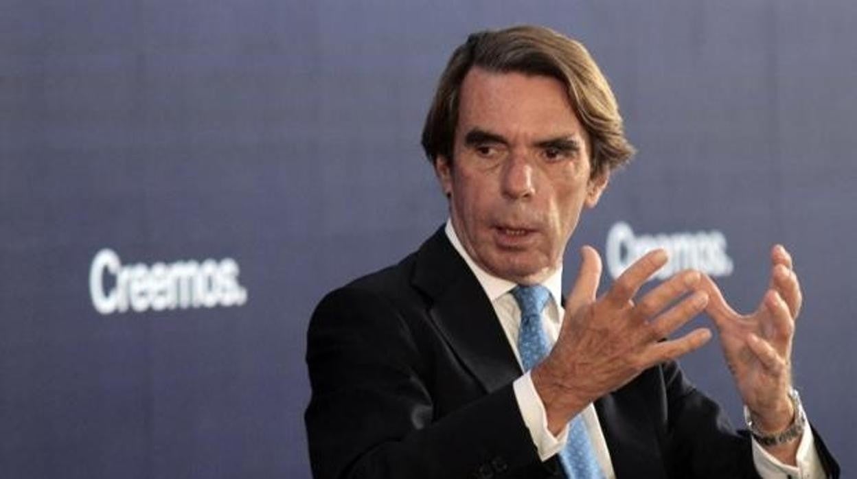 El expresidente del Gobierno José María Aznar