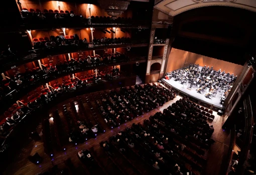 Actuación de la Joven Orquesta de Córdoba en el Gran Teatro