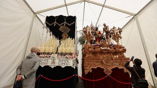 Las cofradías del Martes Santo de Córdoba, listas para salir y mirando al cielo