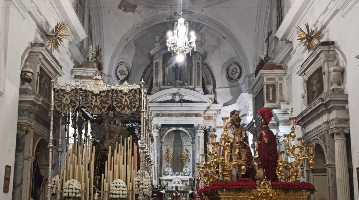 Ecce-Homo y palio de Angustias, en San Pablo