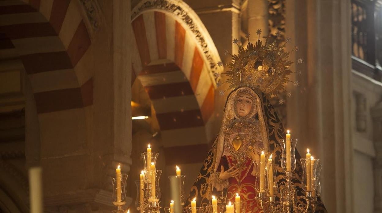 Nuestra Señora de los Dolores, en la Catedral de Córdoba