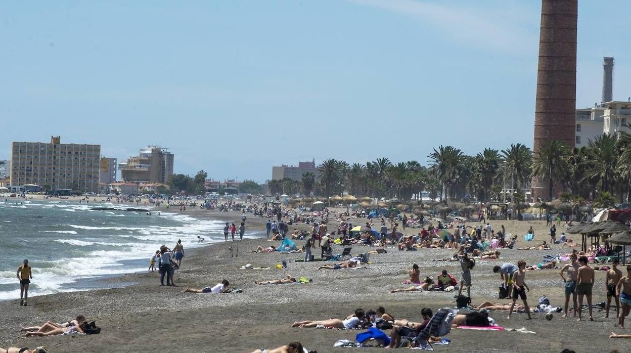 Playa en Málaga capital