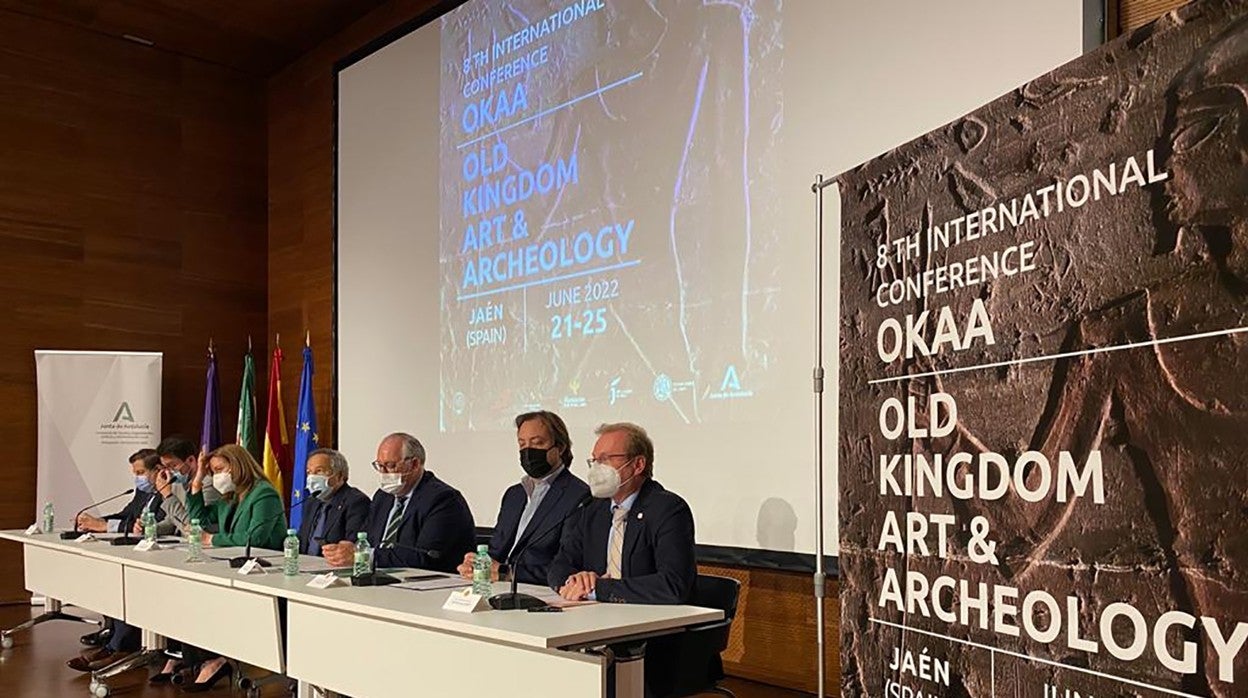 La presentación de la conferencia de egiptología ha tenido lugar en el museo Ibero