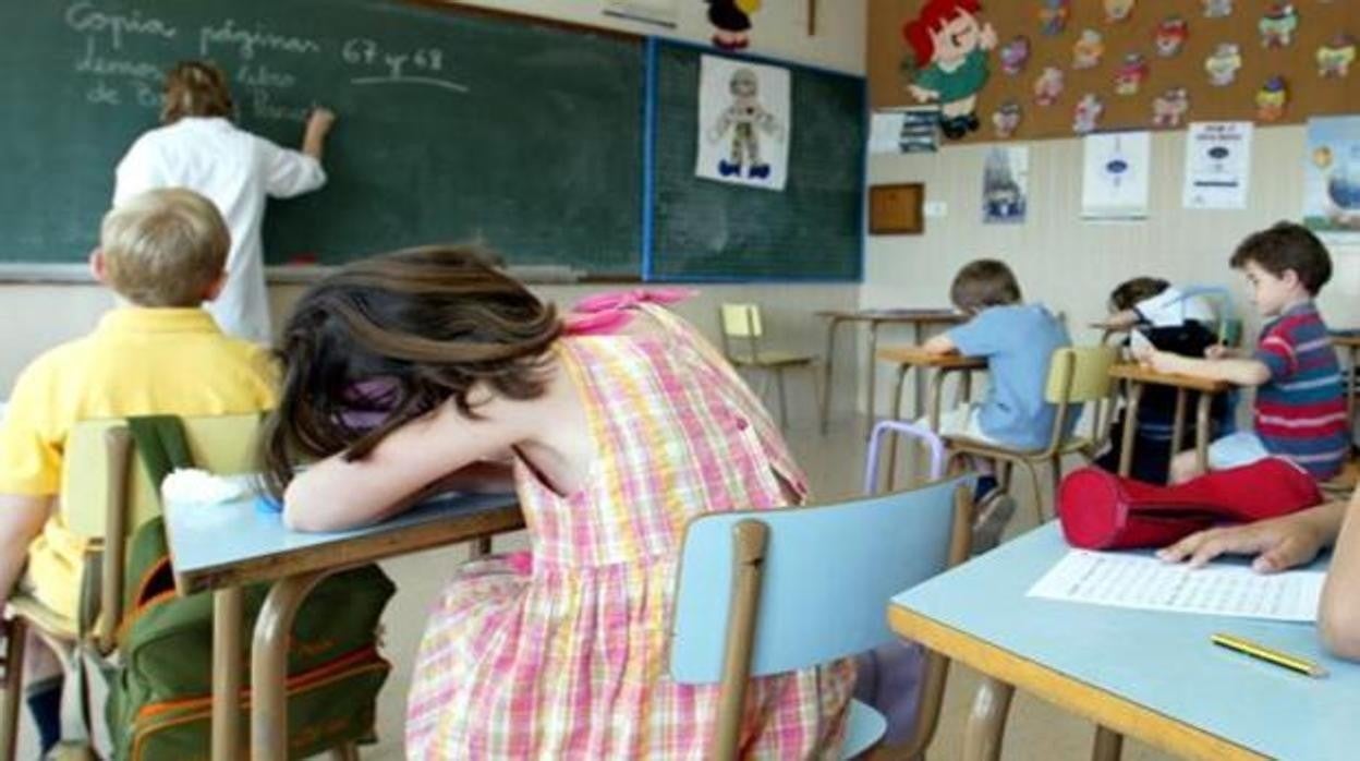 Niños en una clase