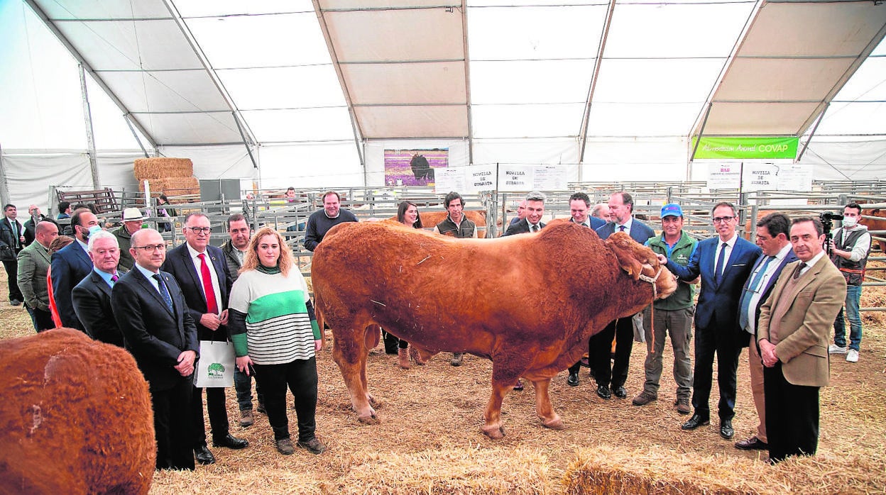 Vistia a las instalaciones tras la inauguración de la Feria Agroganadera de los Pedroches