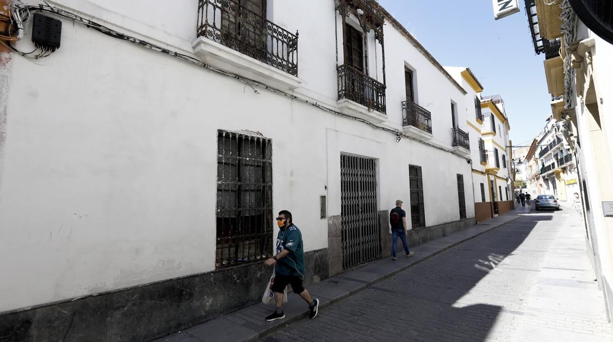 Casa número 24 de la calle San Pablo, donde se proyecta un hotel