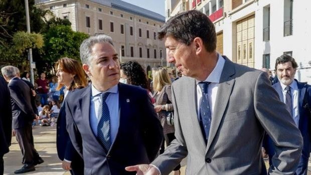 Juan Marín y Elías Bendodo, una pareja clave en la legislatura y en su punto y final