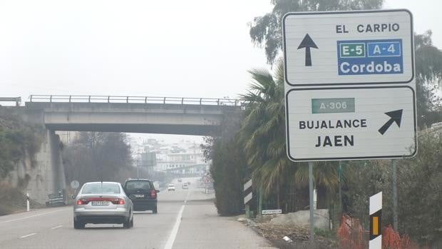 Accidente Córdoba | Muere un hombre en El Carpio tras el choque entre un turismo y un camión