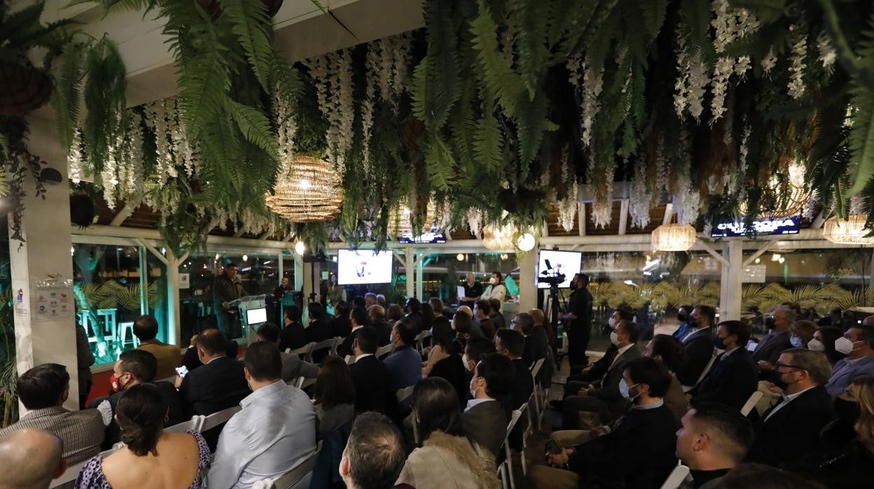 Entrega de premios en el local de la antigua estación