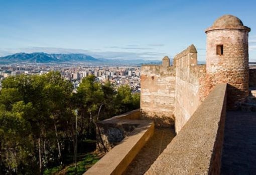 Panorámica de Málaga desde el Castillo de Gibralfaro