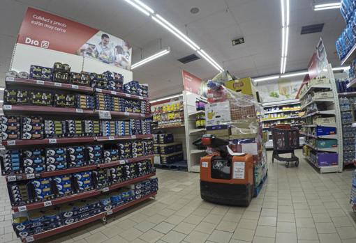 Lineal de un supermercado