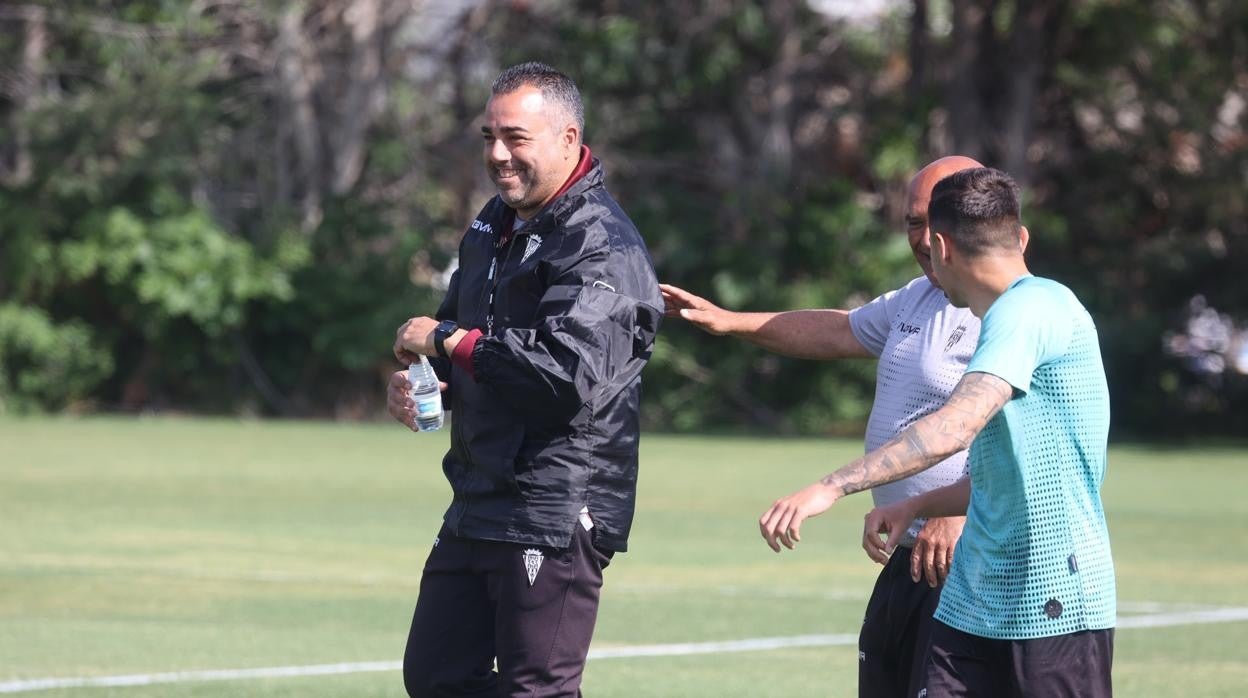 Germán Crespo en la ciudad deportiva del Córdoba CF