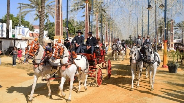 Los caballos, principales protagonistas de la Feria de Jerez a la que dan nombre