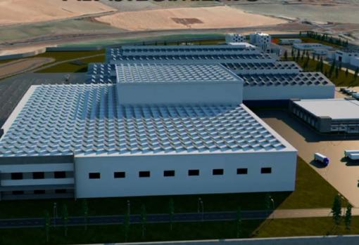 Imagen del centro de abastecimiento de la futura Base Logística del Ejército en Córdoba