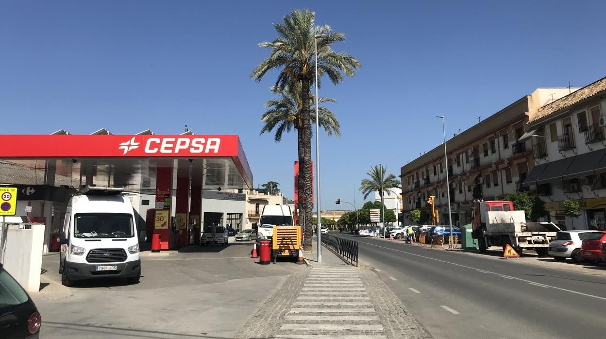 Gasolinera de Santa Ana donde se ha registrado la fuga